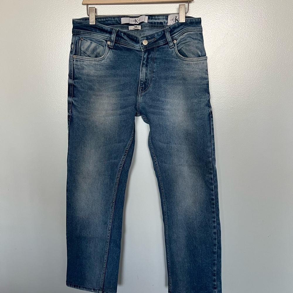 Calvin Klein Men's Tim Straight Fit Jeans Sz 36